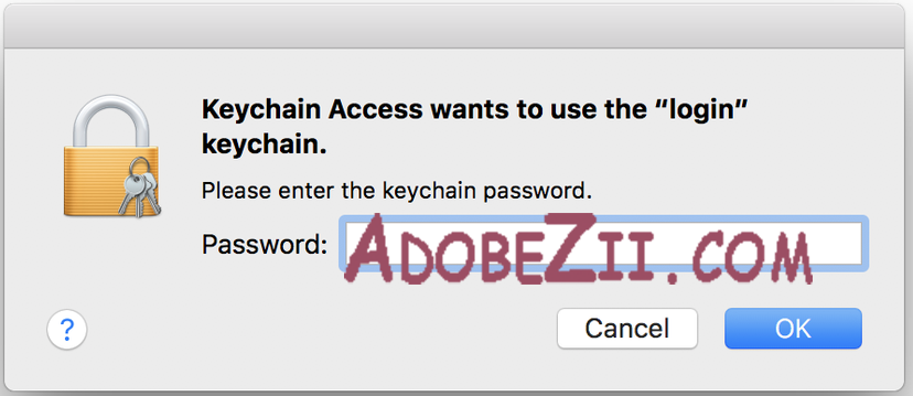 adobe keeps asking for password mac